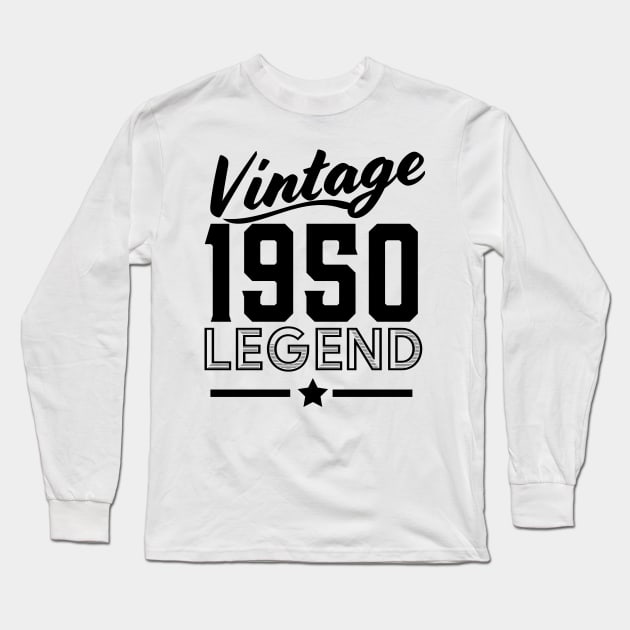 Vintage 1950 Legend Long Sleeve T-Shirt by nickemporium1